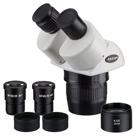 Amscope 10X-40X Super Widefield Stereo Binocular Microscope Head SW24BX
